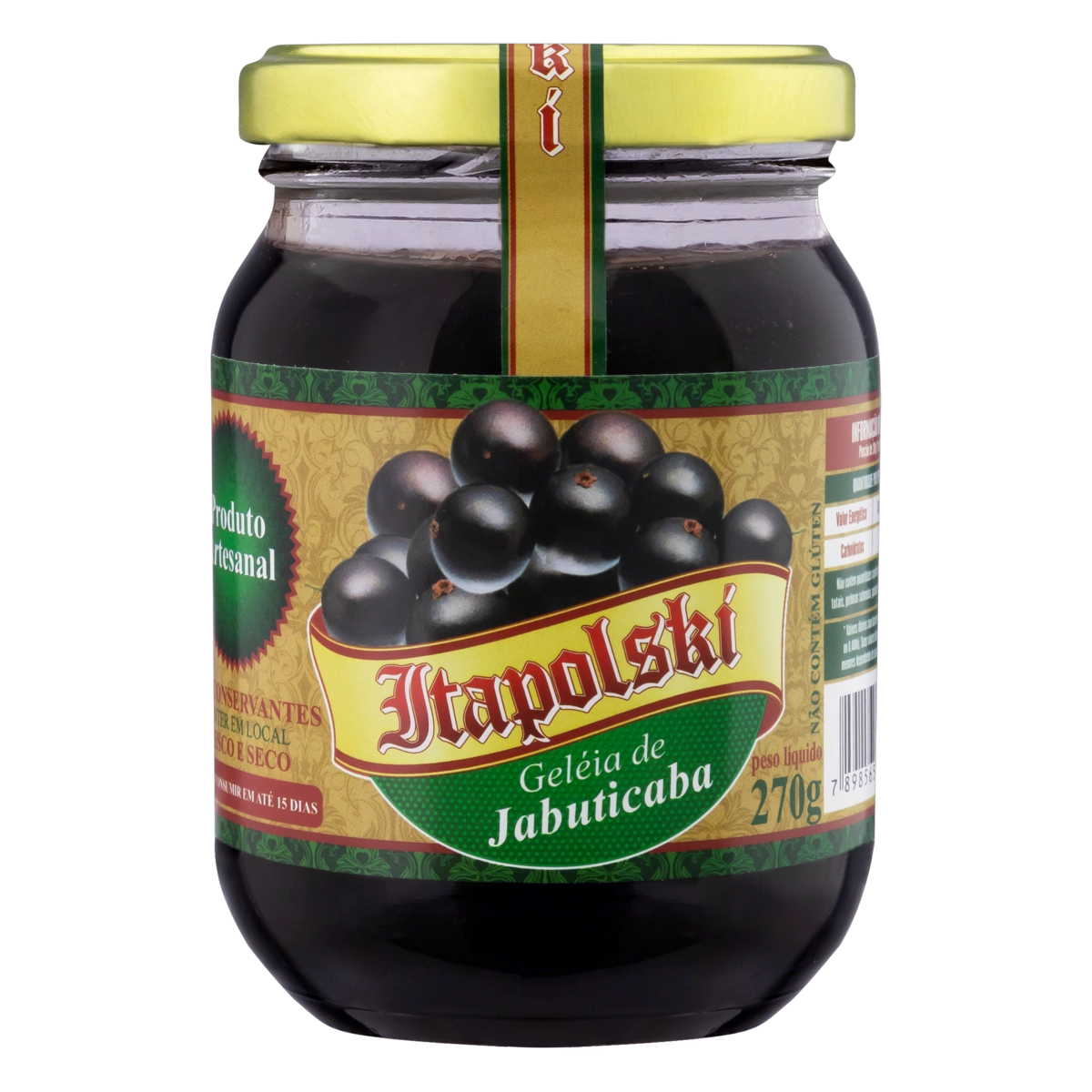 Geleia Jabuticaba Itapolski Vidro 270g
