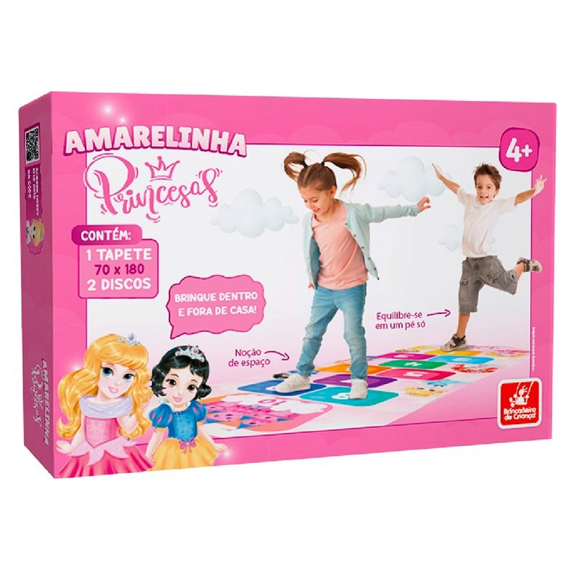 Amarelinha Princesas 910 Brincadeira