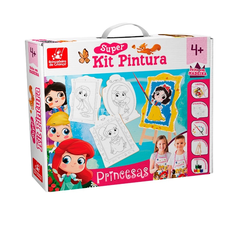 Kit Pintura Sup.princesas B.crianca
