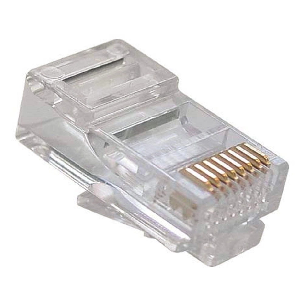 Plug Modular Rj-45 Compatível C/ Cabo De Rede Cat5 8x8