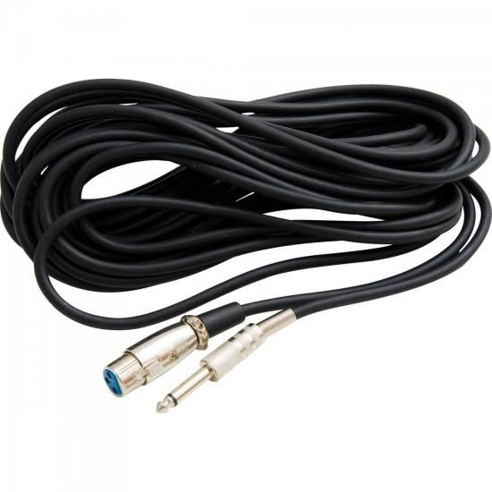 Cabo Para Instrumentos Xlr(f) X P10 5m Cbmc0001 Preto Storm
