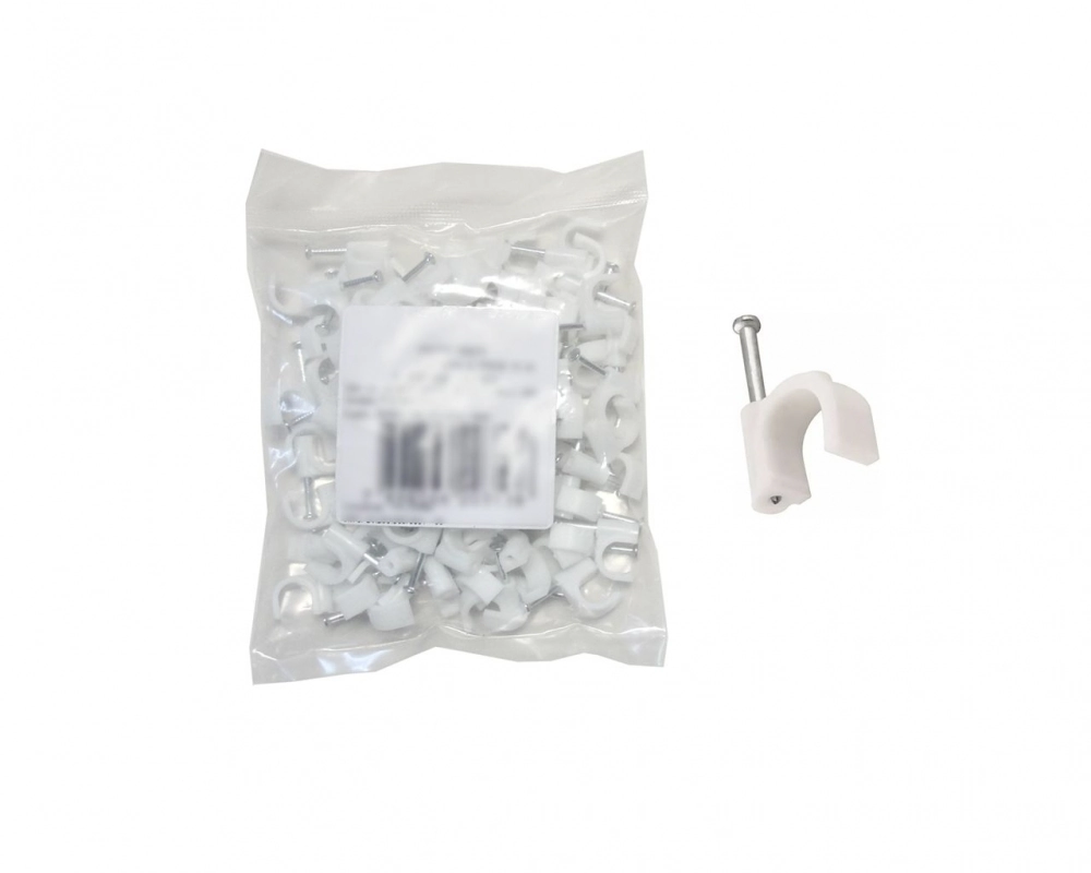 Fixa Fio P-cabo C-prego Aco Br 07mm 100 Pcs
