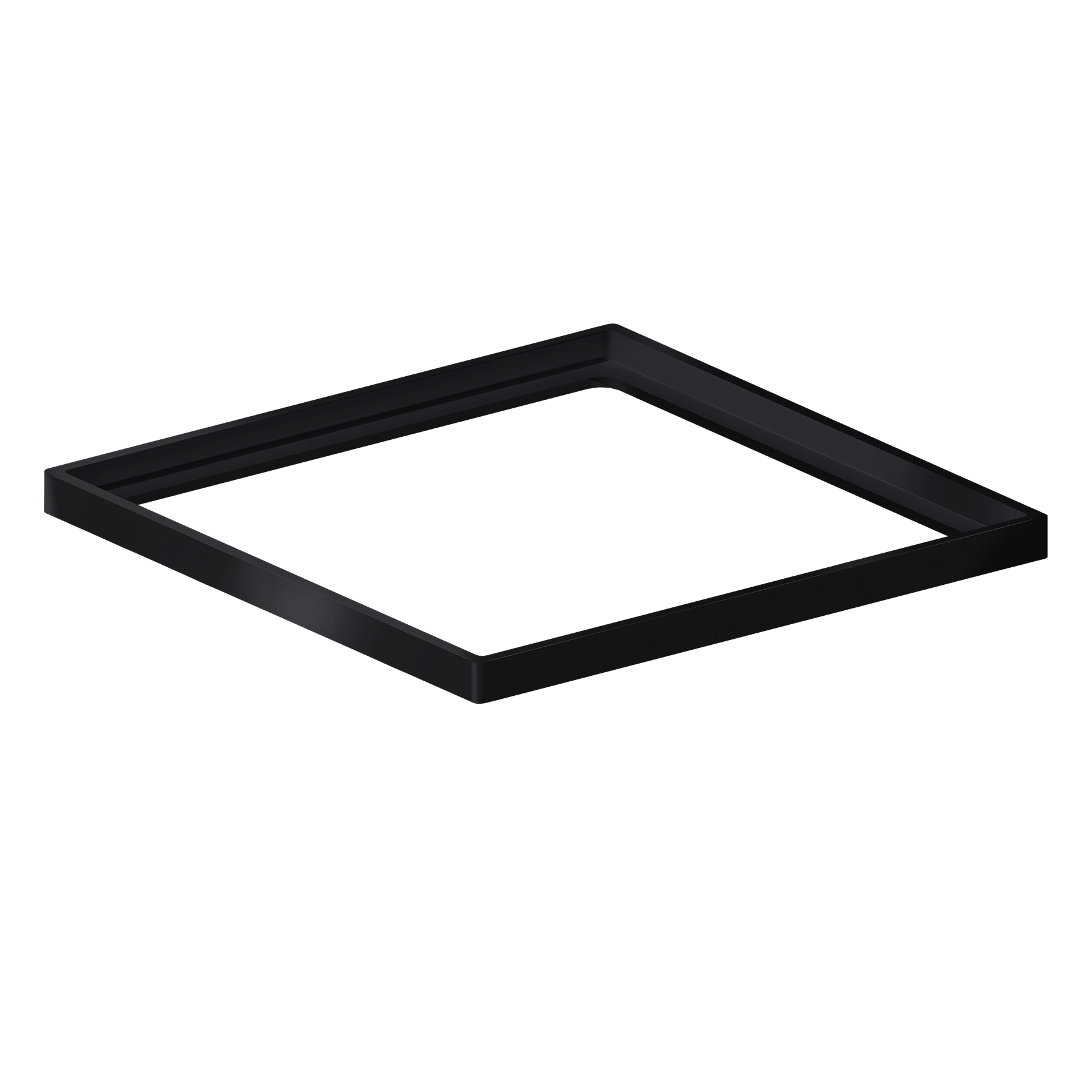 Porta Ralo Quadrado Pequeno Preto Fosco Novii