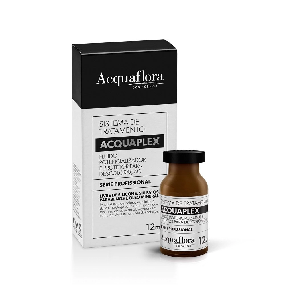 Acquaplex Fluído Potencializador e Protetor para Descoloração Acquaflora 12ml