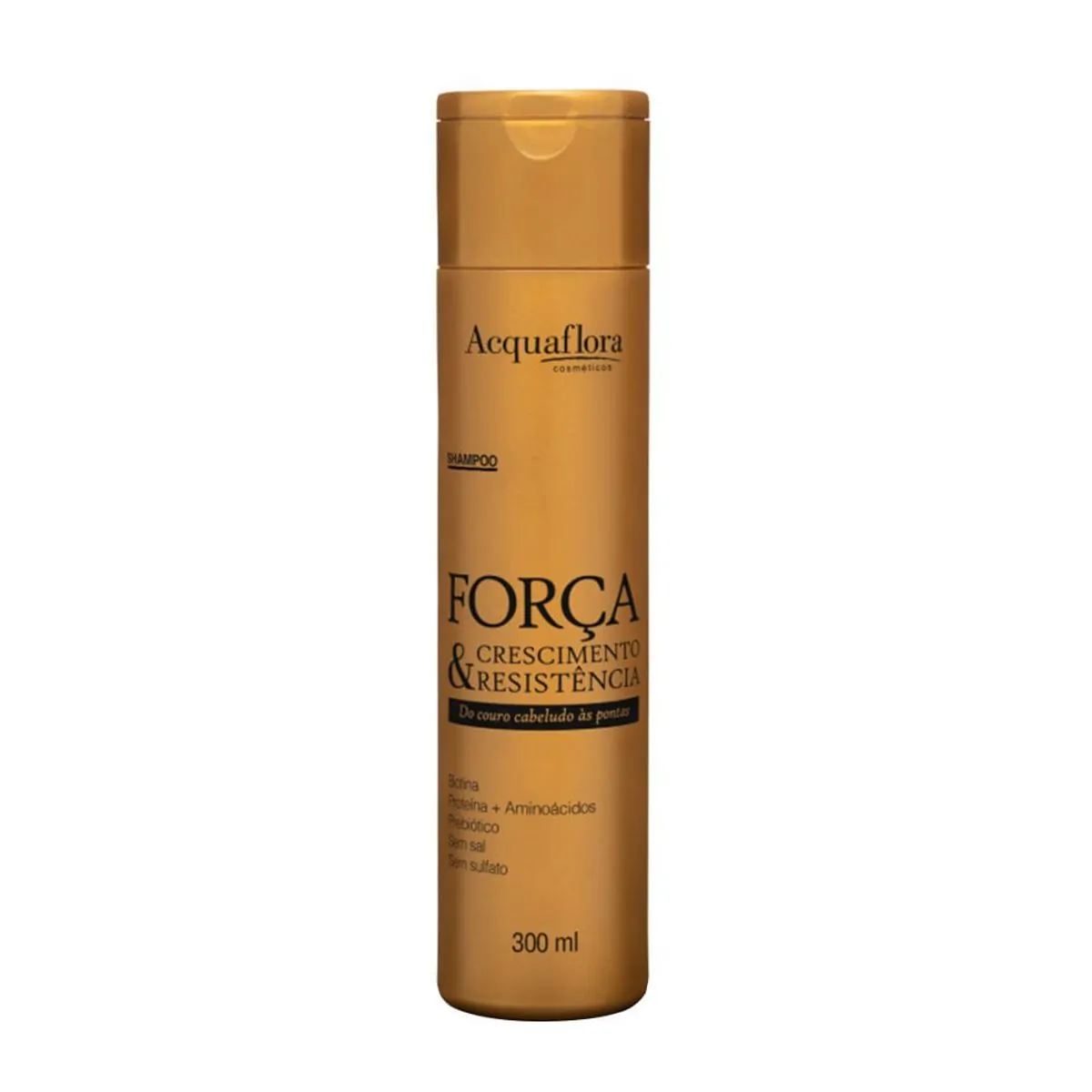 Shampoo 300ml Força, Crescimento E Resistência Acquaflora