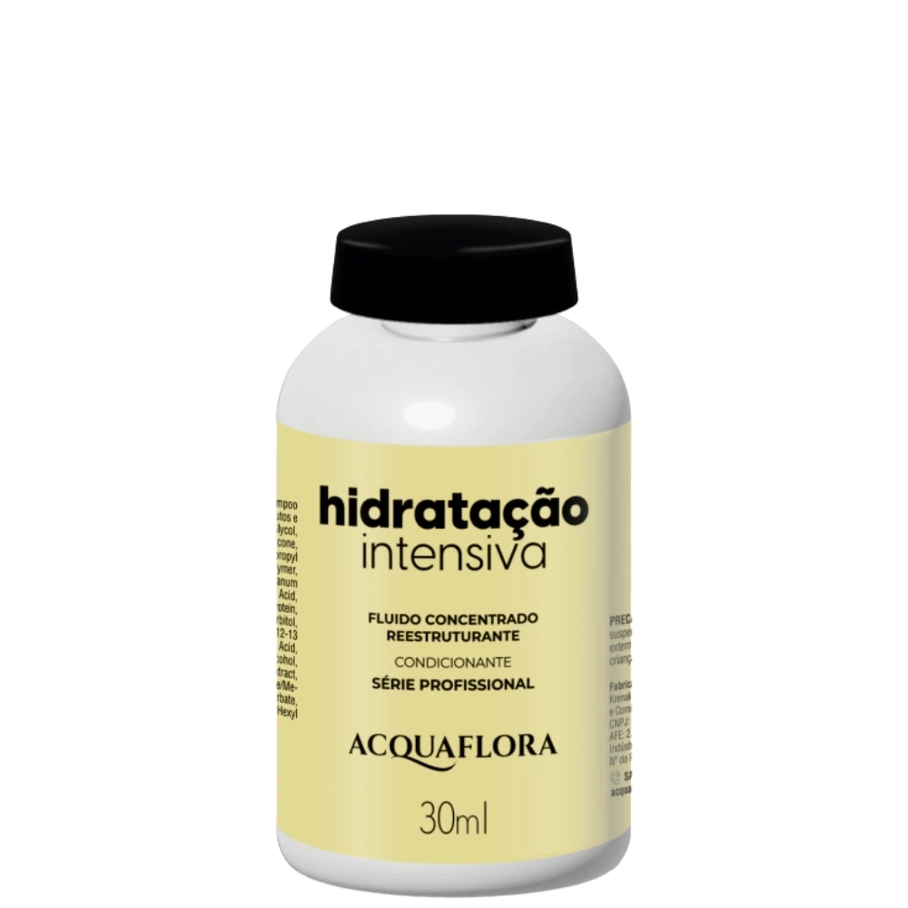 Fluido Acquaflora Concentrado Reestruturante Hidratacao Intensiva 12ml