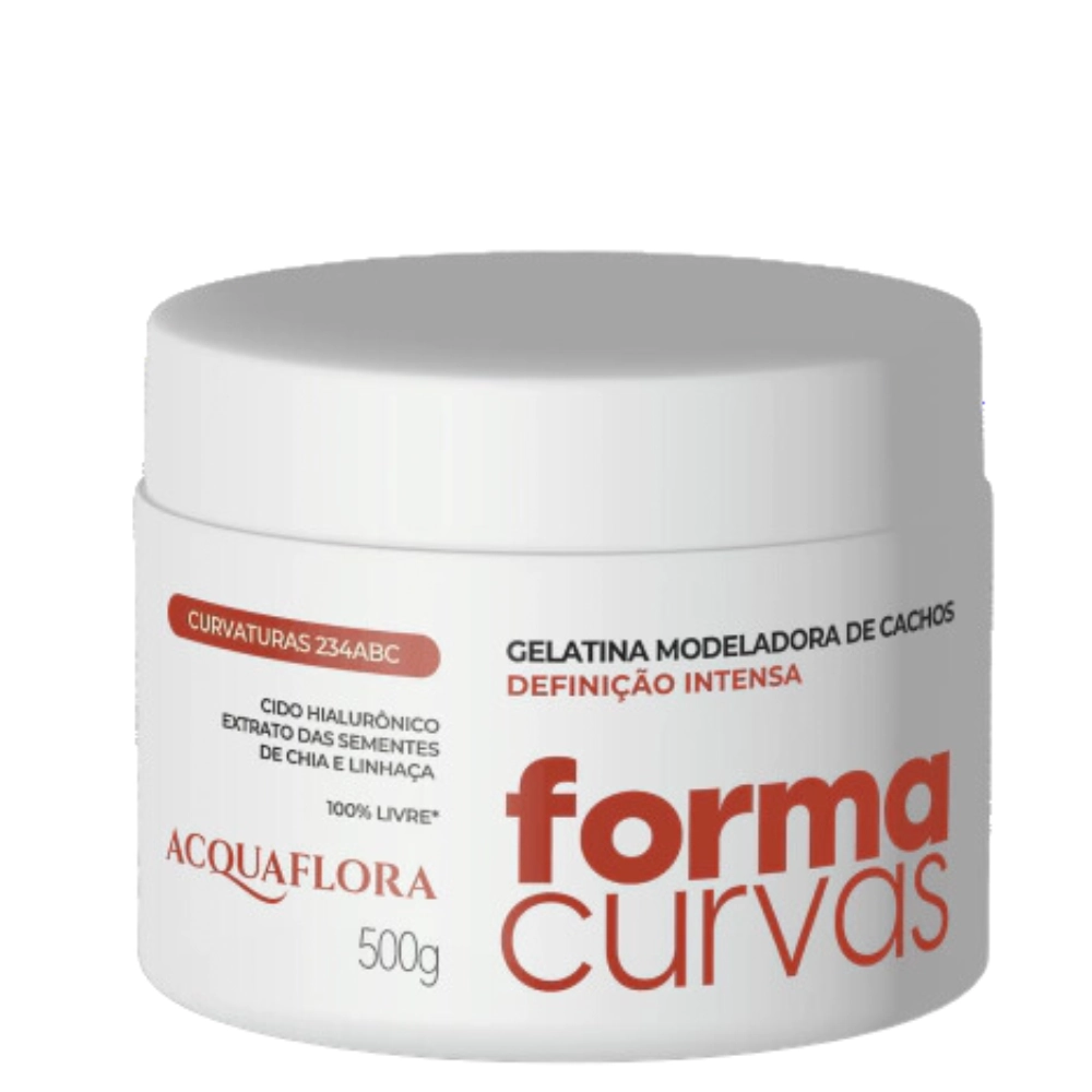Gelat Acquaflora 500g Forma E Curvas Mod Cachos
