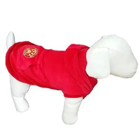 Blusa Com Capuz Fábrica Pet Plush Cinza Tamanho 5