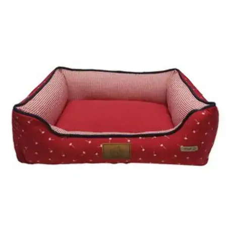 Cama Navy Vermelha Fãbrica Pet Tamanho G 20x60x71cm