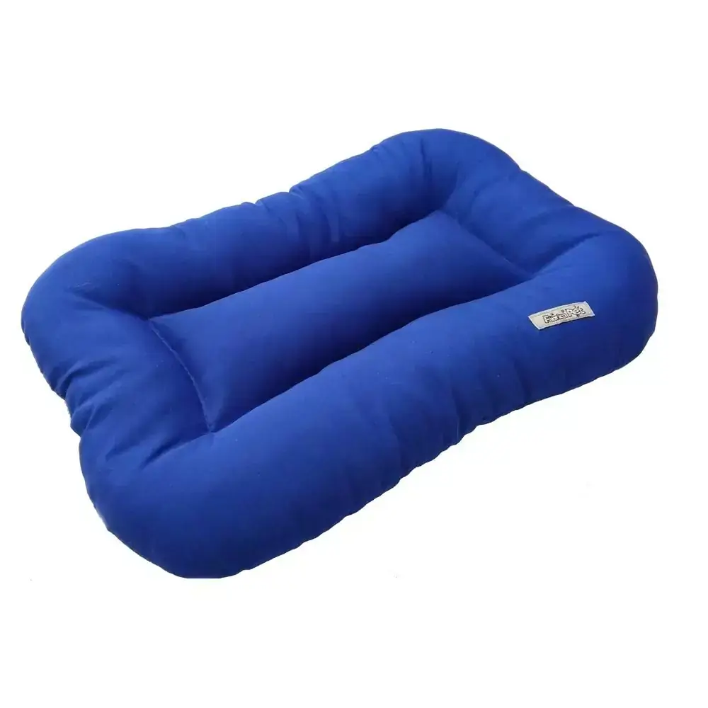 Almofada Retangular Lisa de Microfibra Fabrica Pet - 06 - Azul