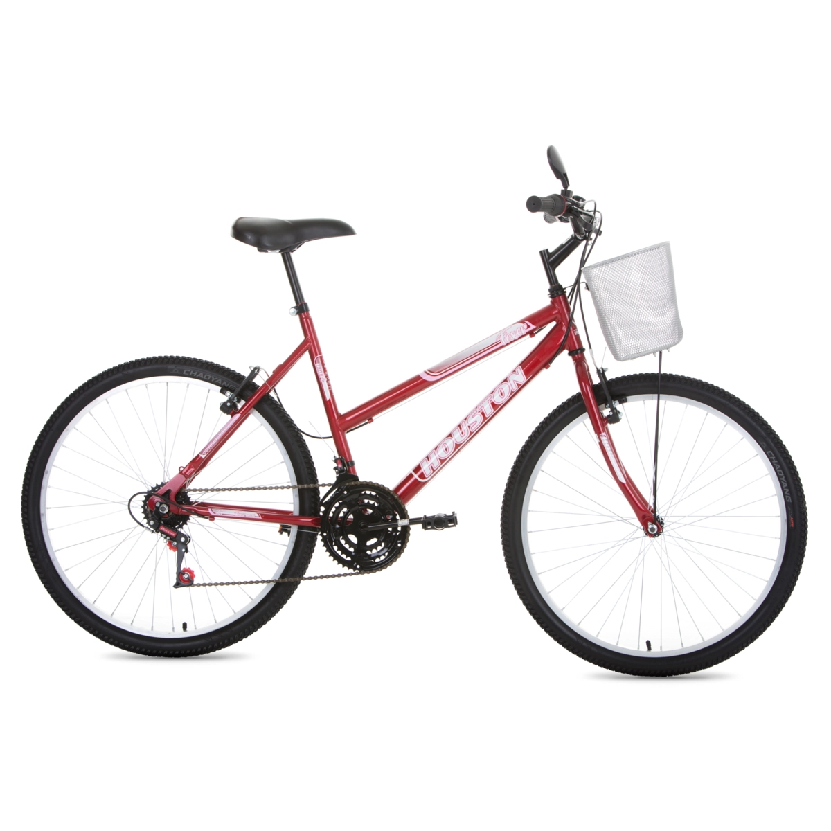 Bicicleta Passeio Foxer Maori Vermelho Sun Red Aro 26 Houston