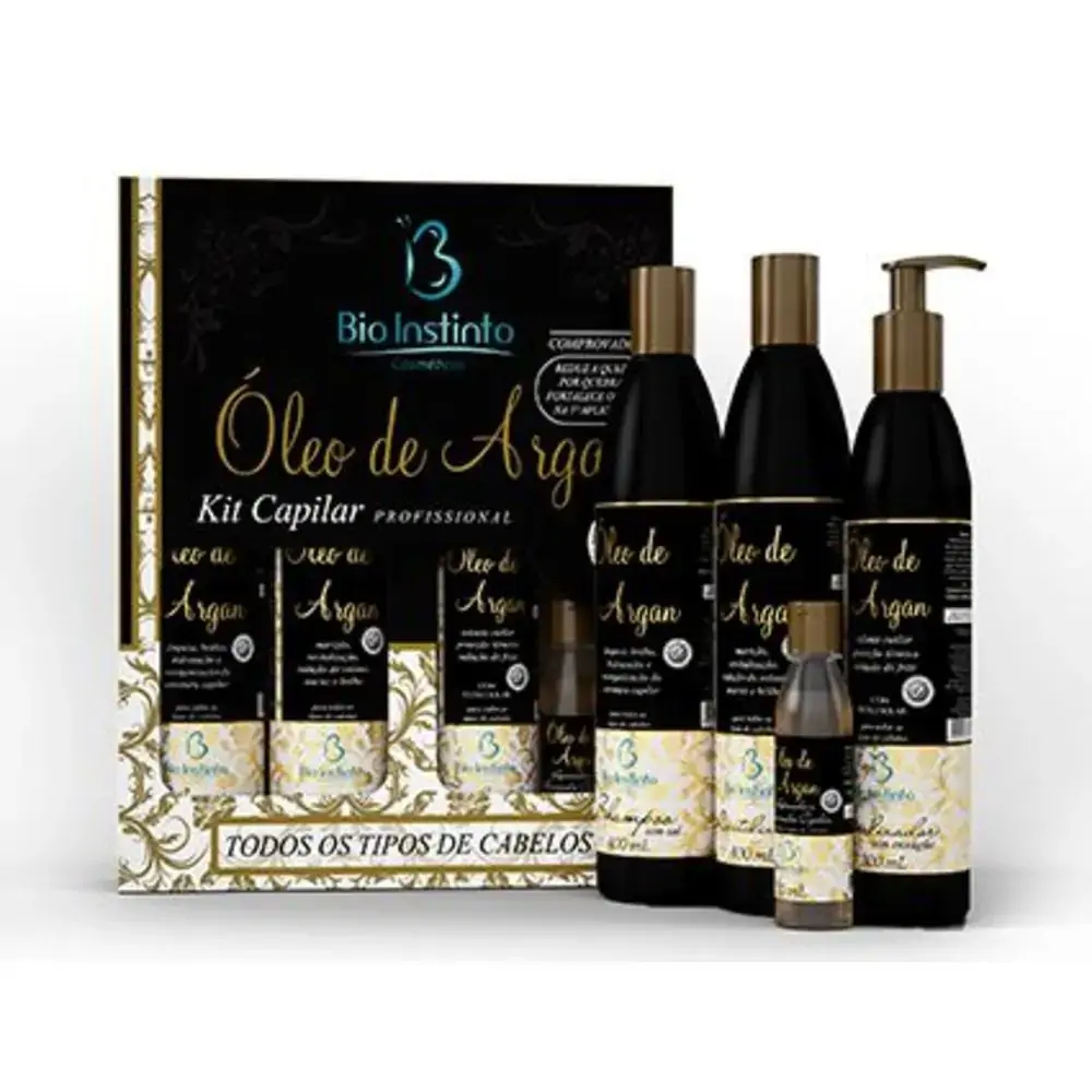 Kit Capilar Oleo De Argan 280ml