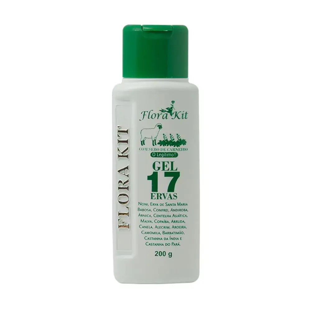 Gel 17 Ervas 200g Flora Kit