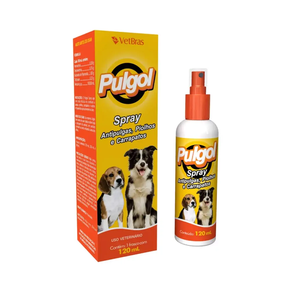 Pulgol Spray Antipulgas/piol/carrapatos