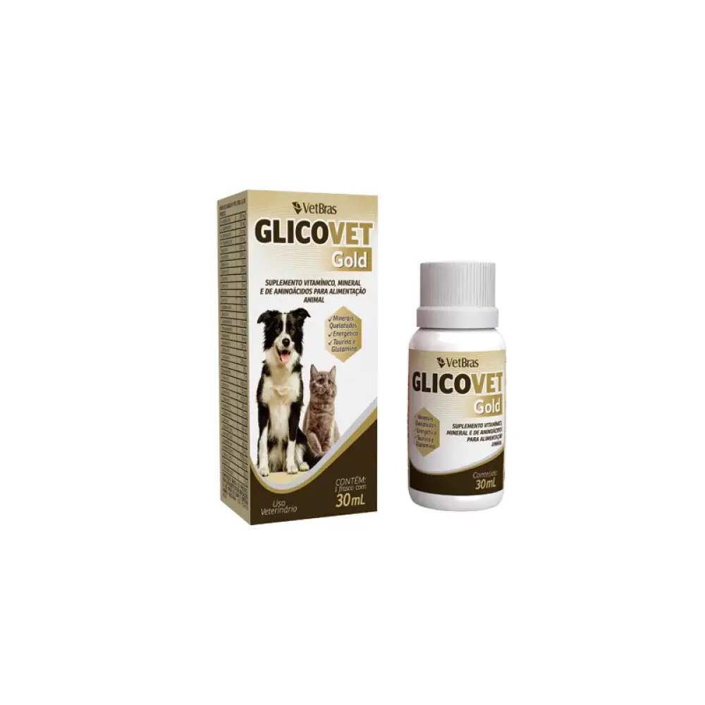 Pet Suplem Vitaminico Glicovet 30ml