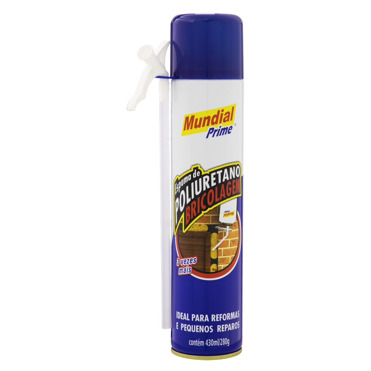 Espuma De Poliuretano Mundial Prime Frasco 430ml