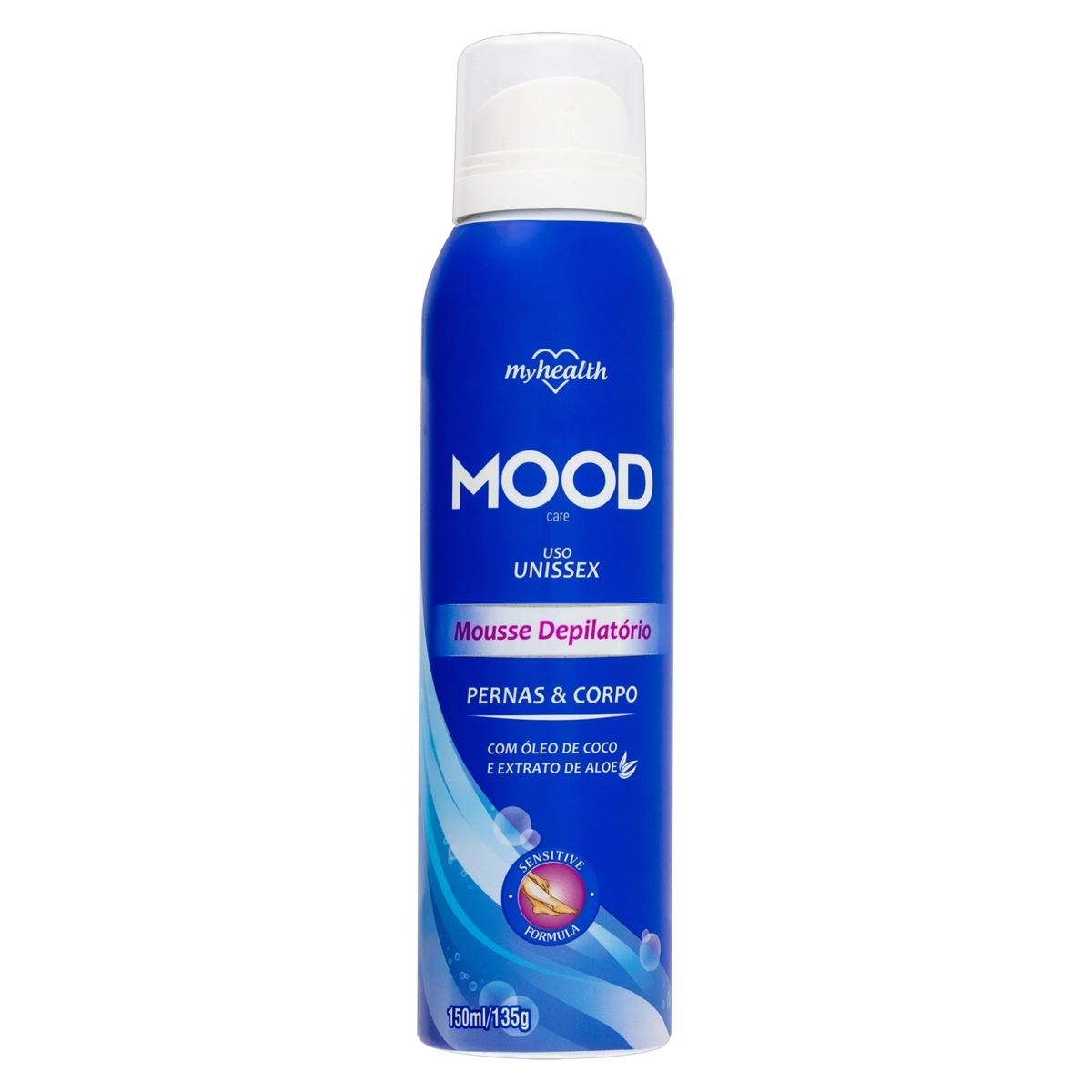 Mousse Depilatório Pernas E Corpo Myhealth Mood Care Frasco 150ml