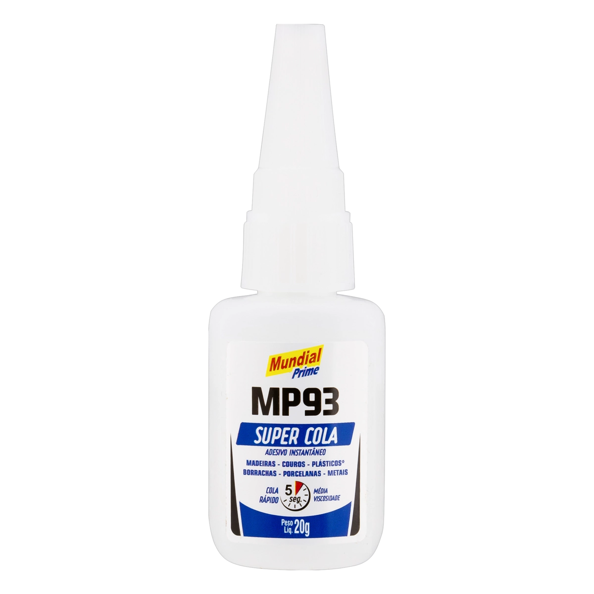 Adesivo Instantâneo Mp93 Mundial Prime Super Cola 20g