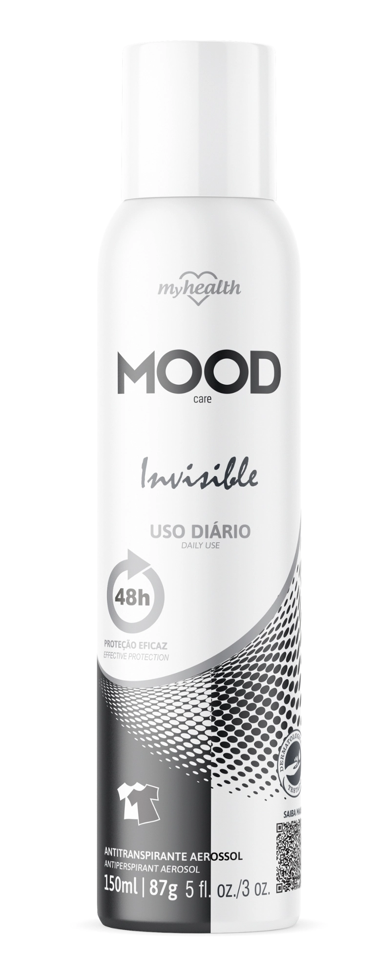 Antitranspirante Aerossol Invisible MyHealth Mood Care 150ml