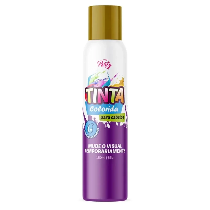 Tinta My Party Cabelo Dourado 150ml Ae2600083 Mundial Prime