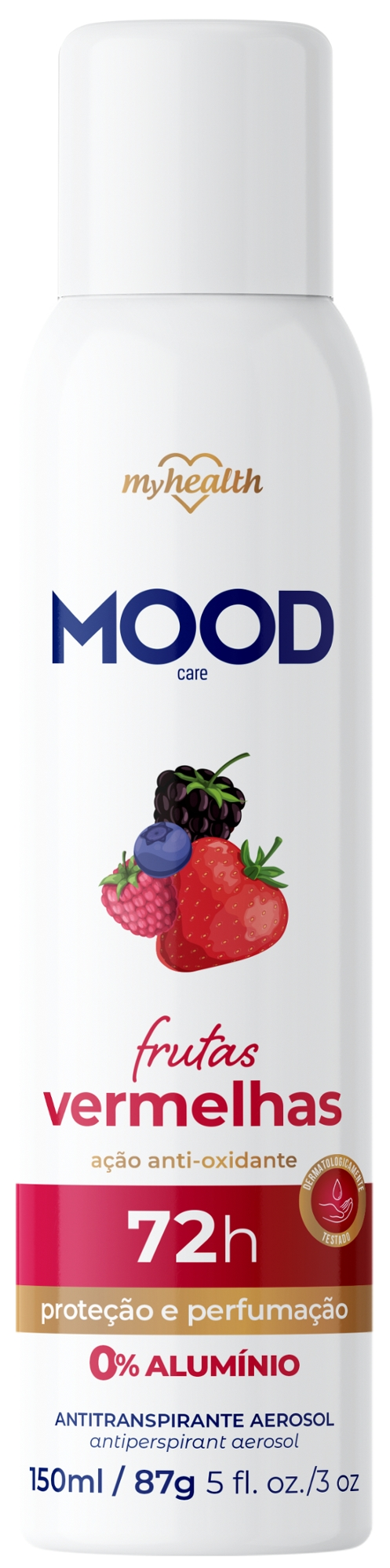 Antitranspirante Mood Frutas Vermelhas 150ml/87g Mh