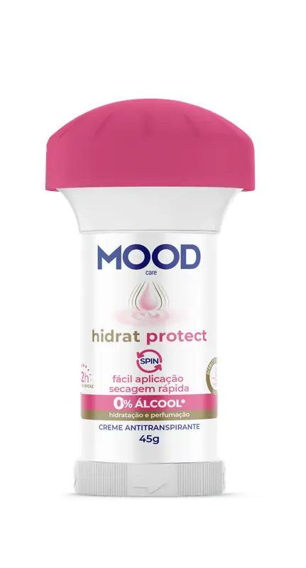 33072010 Desodorante Mood Creme Spin Hidrat Protect 45g