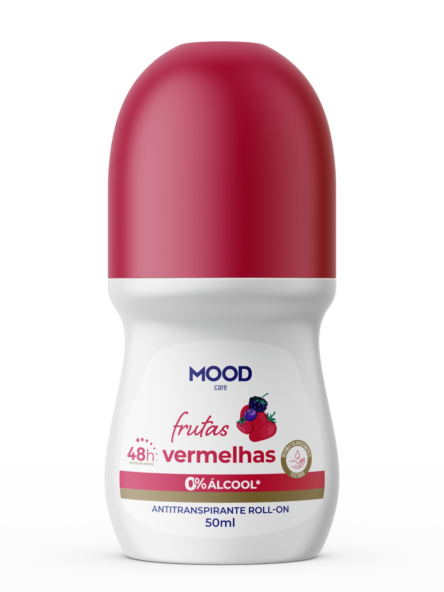 33072010 Desodorante Mood Roll On Frustas Vermelhas 50ml