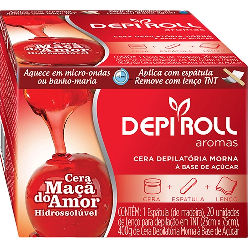 Depi Roll Cera Hidro Kit Maca Amor