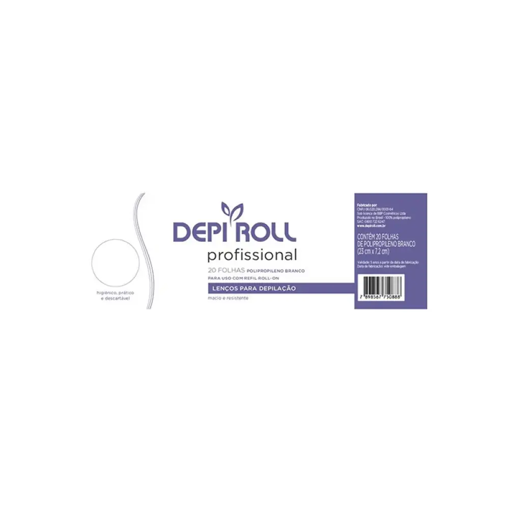 Lenco P/depilacao Falso Tec Depi Roll C/20un Polipropileno