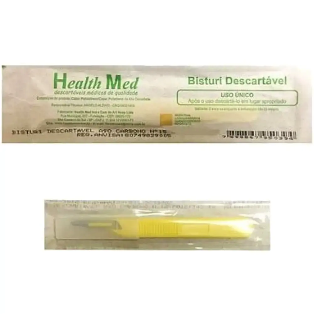 Bisturi Descartável Health Med - Nr 22