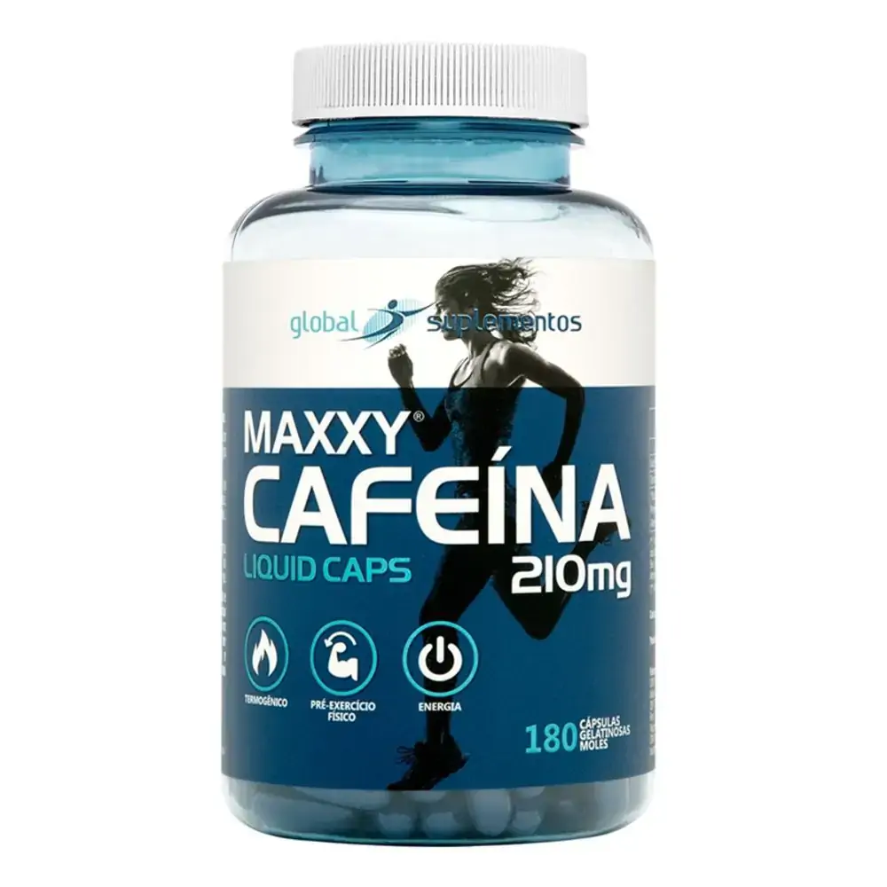 Cafeina 210mg 180caps. Global Nutrition
