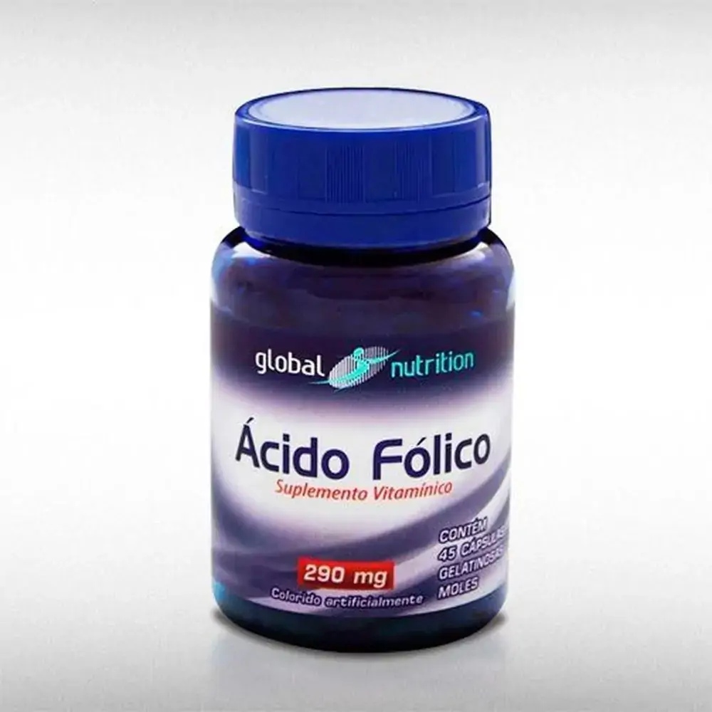 Acido Folico 45caps 240mg Global Nutritrion