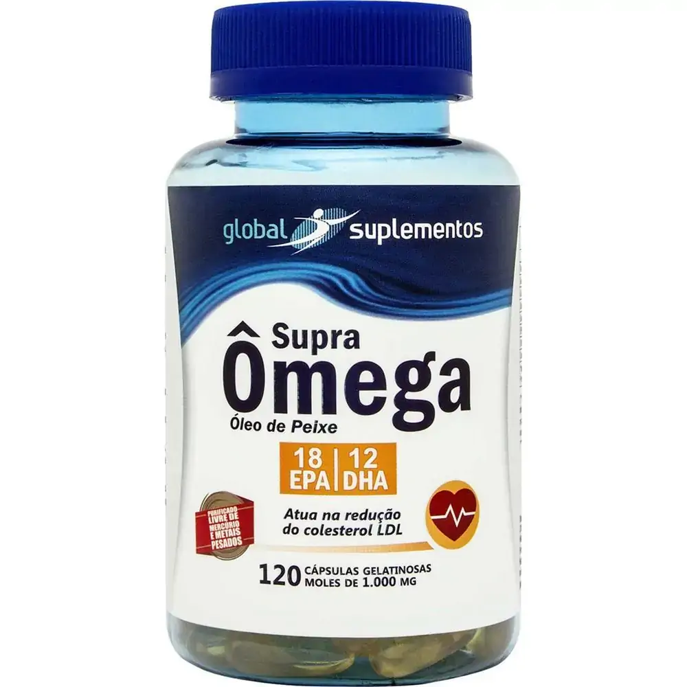 Oleo Depeixe 22 1000mg 120 Caps Global