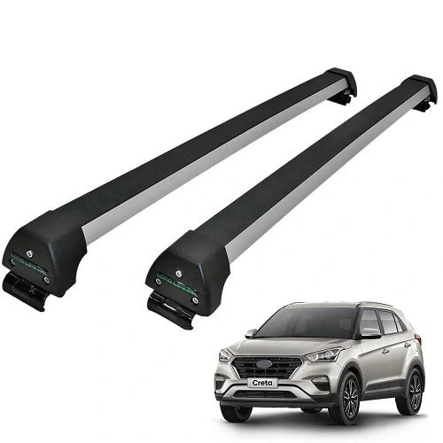 Barra Paralela do Teto HYUNDAI CRETA Alumínio Preto - LONG LIFE PCTA