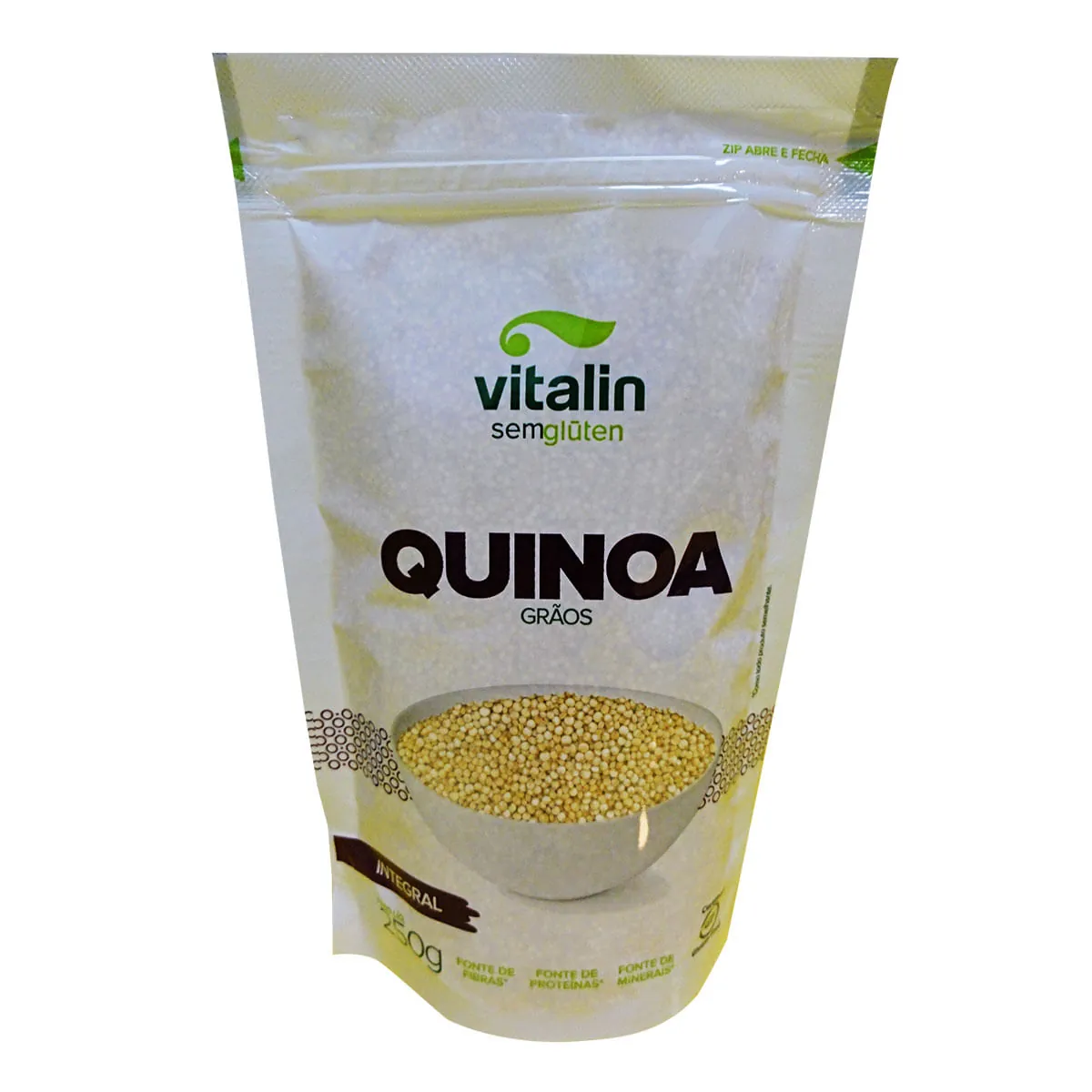 Quinoa Integral em Grãos VITALIN Pacote 250g