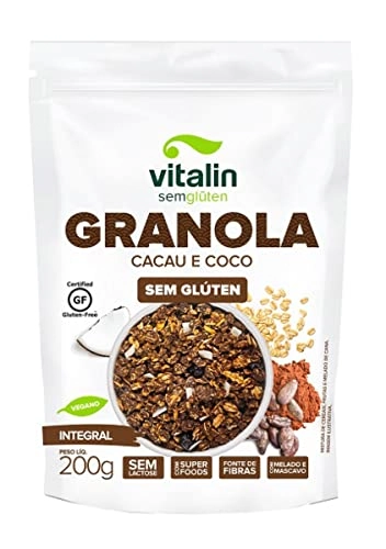 Granola Vitalin Cacau E Coco Integral 200g