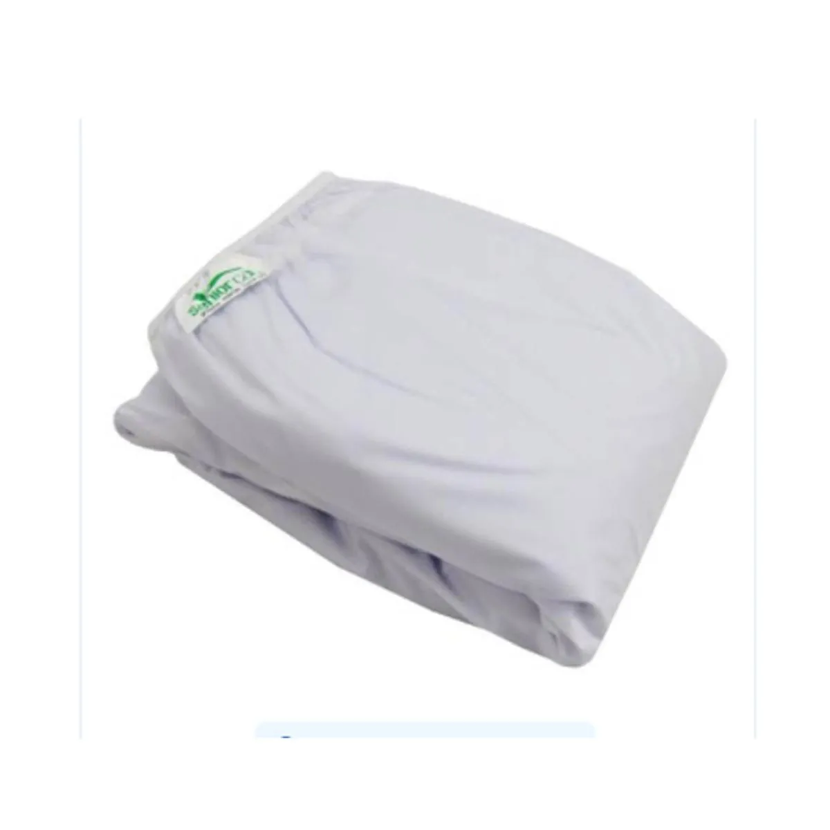 Protetor Luxo Com Elastico - Solteiro - Branco - Senior Care Luxo - Elastico - Branco
