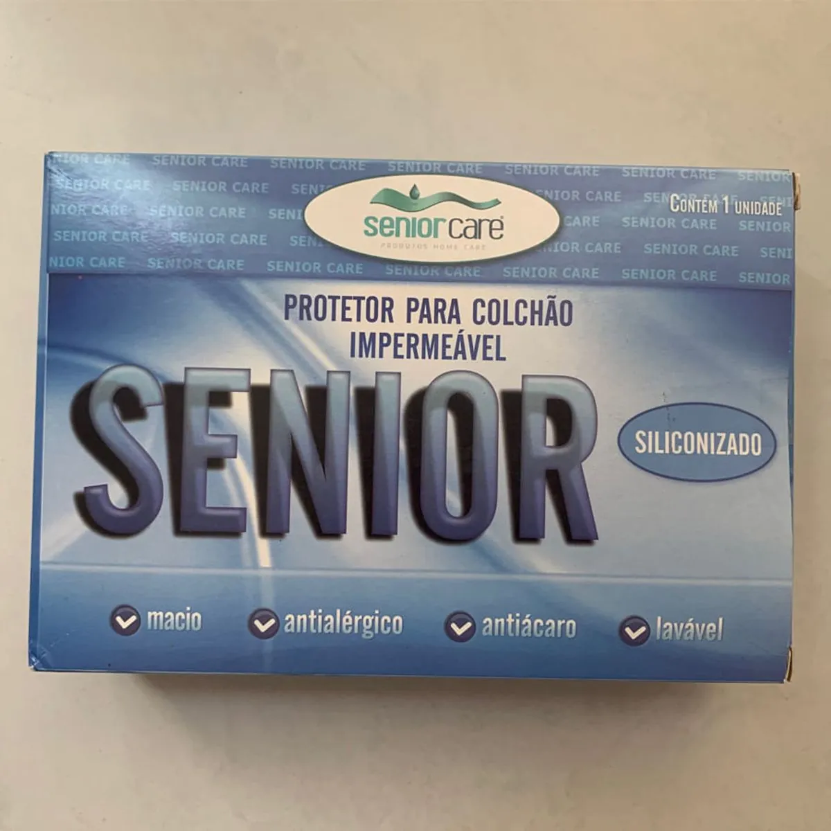 Protetor Solteiro Caixa De Ovo Pvc Com Ziper - Bege - Senior Care Protetor Solteiro Caixa De Ovo -