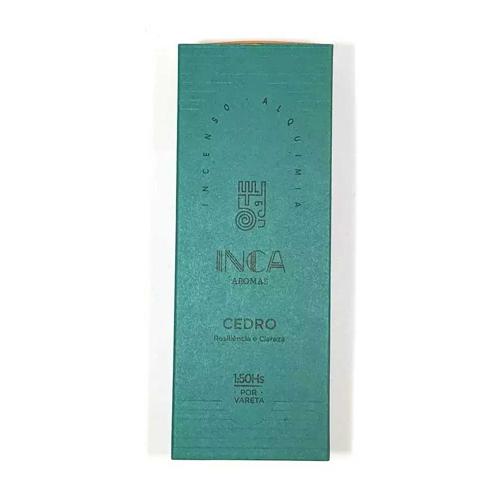 Incenso Terapêutico Cedro Inca Aromas 60g