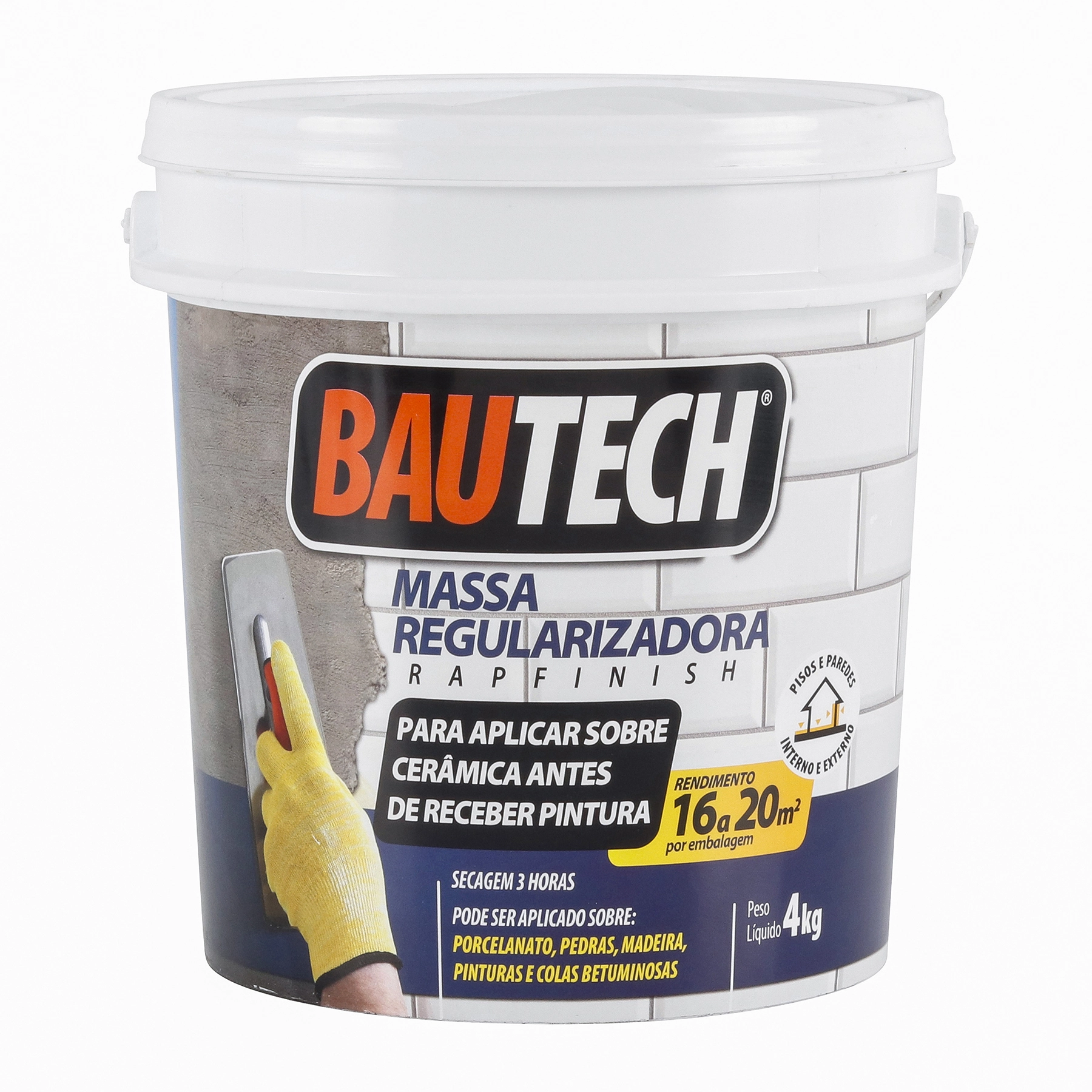 Massa Reguladora Rapfinish 4kg Bautech