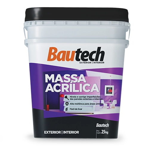 Massa Acrilica 25kg Bautech