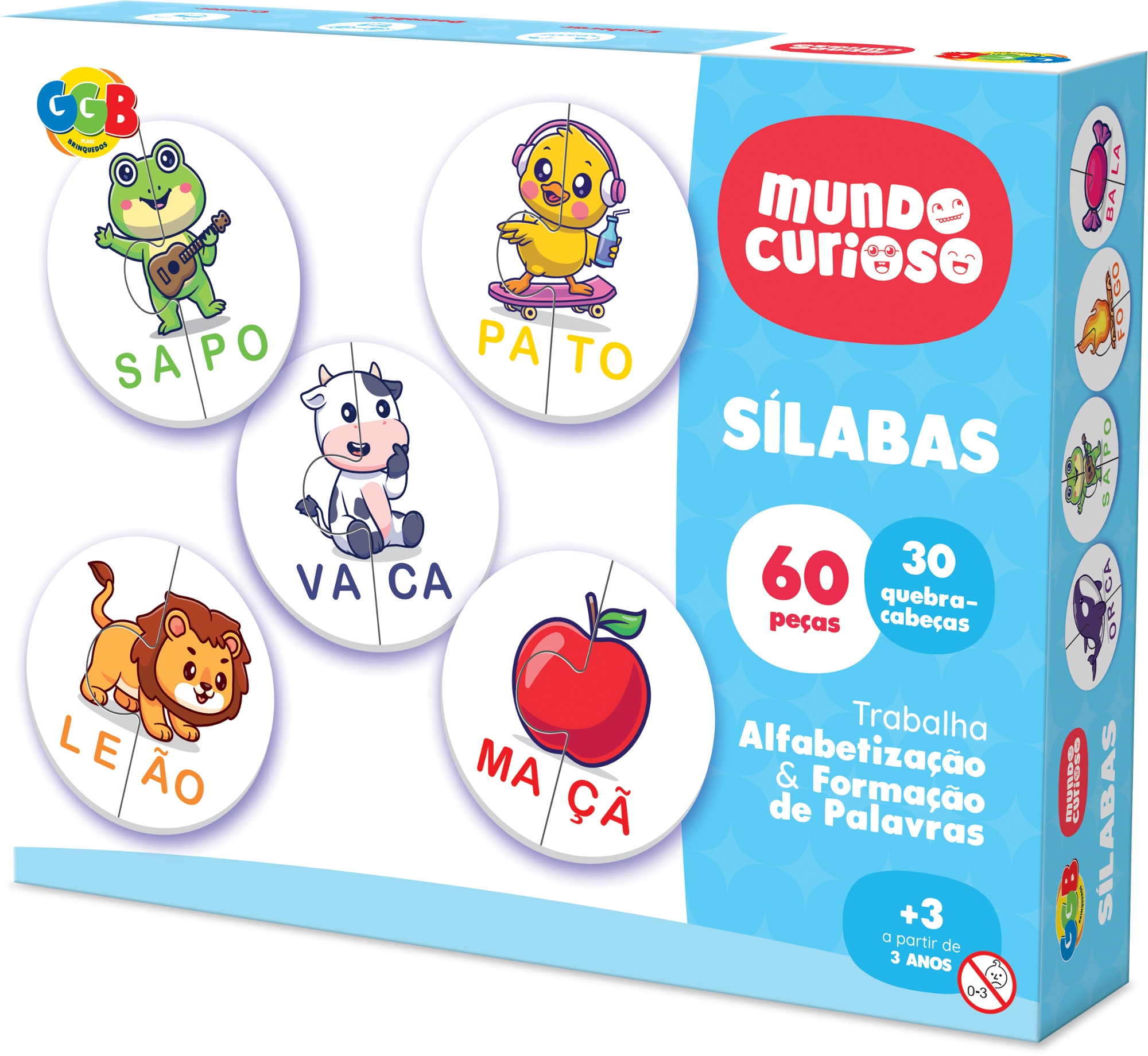Jogo Quebra Cabeca Silabas 1115 Ggb