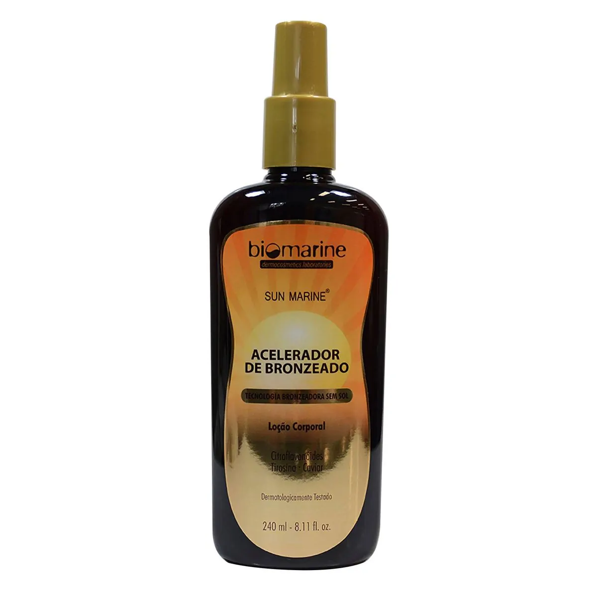 Biomarine Autobronzeador Sun Marine Acelerador de Bronzeado sem Sol 240ml