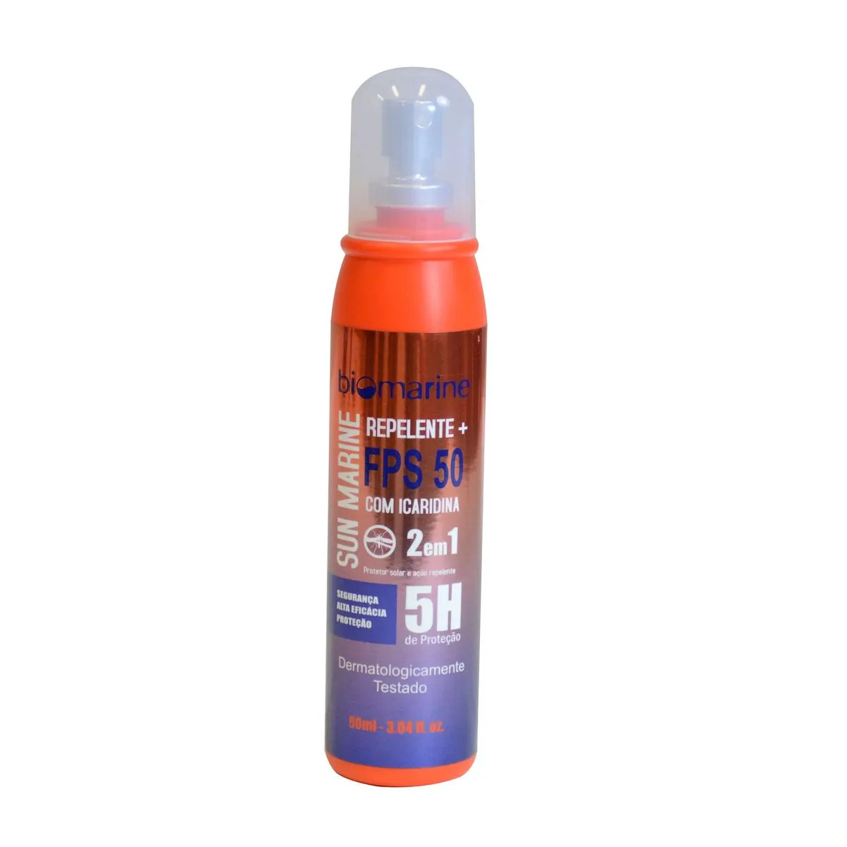 Biomarine Repelente Icaridina e Protetor Solar Sun Marine FPS50 90ml