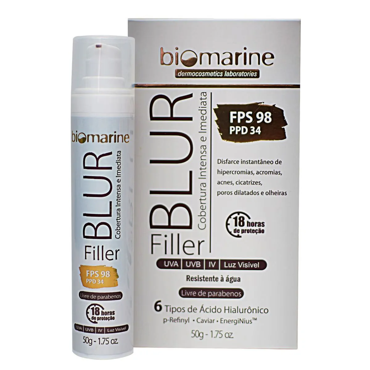Biomarine Bb Cream Blur Filler Fps 98 Chocolate