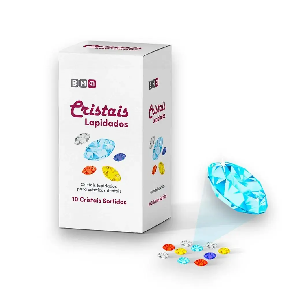Cristal Lapidado Piercing com 10 - Maquira - Cristal Lapidado Piercing Sortido com 10 - Maquira