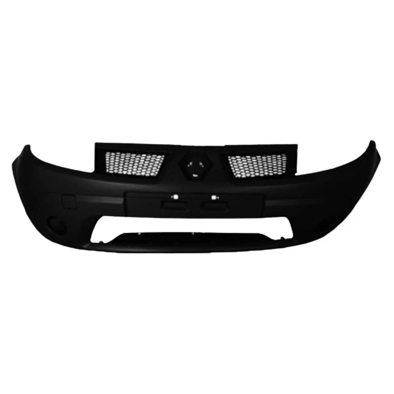 Para-choque Dianteiro RENAULT SANDERO Preto Liso sem Furo MIlha - LUMAX 10RN0267