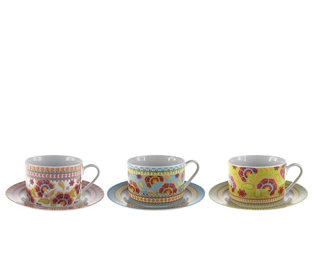 Jg.xicara Cha Casa Ambiente C/6 Pcs Mod.02
