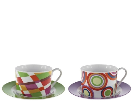 Jg.xicara Cha Casa Ambiente C/6 Pcs Mod.01
