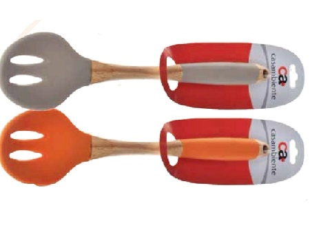 Colher Perfurada Casa Ambiente Silicone Gourmet
